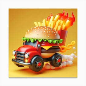 Burger Truck 4 Canvas Print