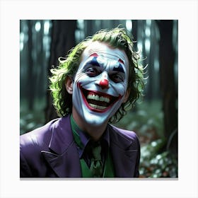 Joker In The Woods 14 Canvas Print