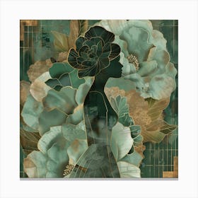 Portrait Of A Woman 5 Canvas Print