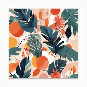 Scandinavian style, Tropics Canvas Print