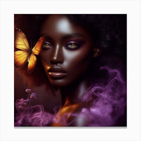 Black Butterfly 6 Canvas Print