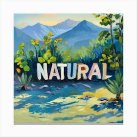 Natural Canvas Print