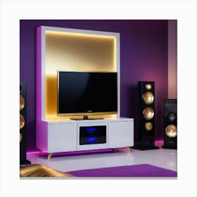 Beautiful TV set Canvas Print