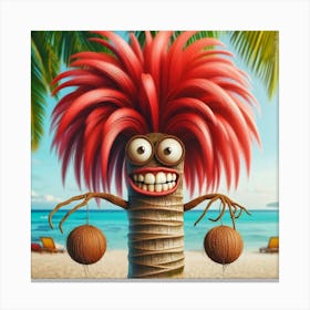 Tiki Tree Canvas Print