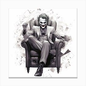 Joker Canvas Print