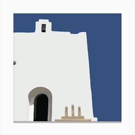 Formentera, Architecture, Church Canvas Print