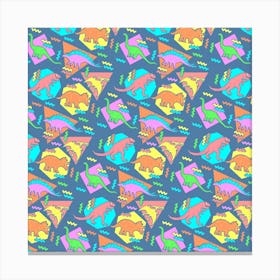 Chobopop Nineties Dinosaurs Canvas Print