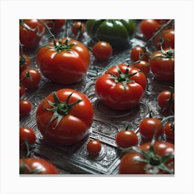 Ripe Tomatoes Canvas Print