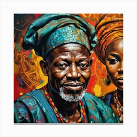 The oduduwa - founder of Yoruba kingdom Canvas Print