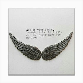 All Of Your Fairy Wings Canvas Print
