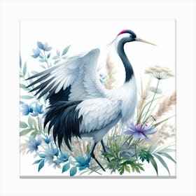 Crane 2 Canvas Print