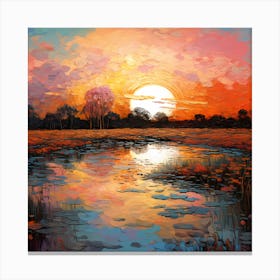 Impressionist Haven Harmony Canvas Print