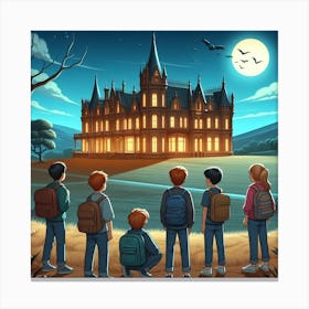 Haunted Castle Canvas Print