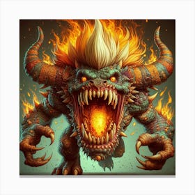 Diablo by dee Canvas Print