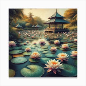 Water Lilies 16 Canvas Print