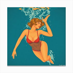 Mermaid 7 Canvas Print