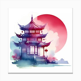 Chinese Pagoda 20 Canvas Print