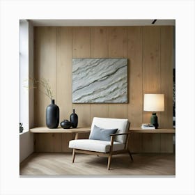 Modern Living Room 77 Canvas Print