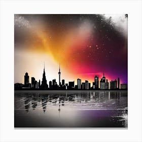 City Skyline 6 Canvas Print