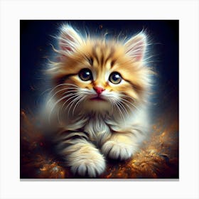 Cute Kitten 1 Canvas Print