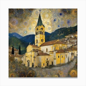 KIRCHE IN CASSONE GUSTAV KLIMT ART PRINT 5 Canvas Print