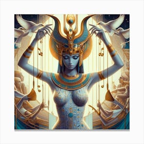 Egyptian Goddess 12 Canvas Print