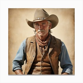 Cowboy Canvas Print