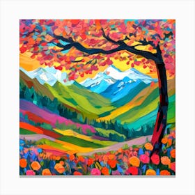 Bright Landscape Canvas Print