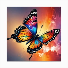 Butterfly Painting 150 Canvas Print