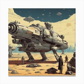 Star Wars Empire Glorious Dystopian Propaganda Art Canvas Print