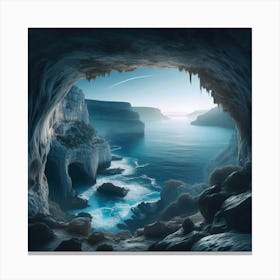 Cave Stock Videos & Royalty-Free Footage Canvas Print