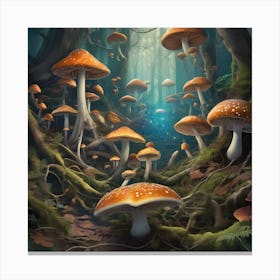 Forage forest Canvas Print