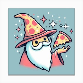 pizza wizard 1 Canvas Print