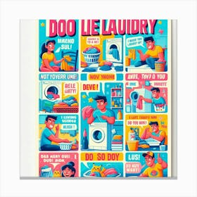 Do Lie Laundry Canvas Print