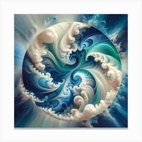 Abstract Fractal Painting Canvas Print