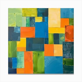 Squares 21 Canvas Print