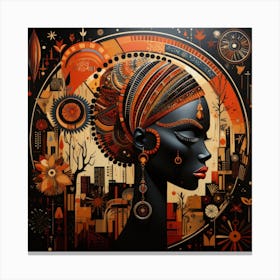 African Woman Canvas Print