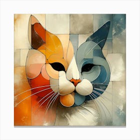 Creative Feline Cat Artwork 49 Canvas Print