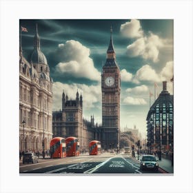 Big Ben In London 1 Canvas Print