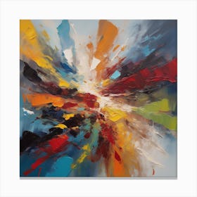 An Oil Painting Abstract Art 3 Canvas Print