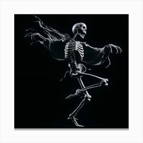 Skeleton Dance 2 Canvas Print