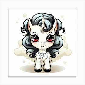 Cute Unicorn 739 Canvas Print