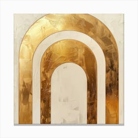 Gold Arches 2 Canvas Print