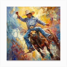 Rodeo Rider 1 Canvas Print