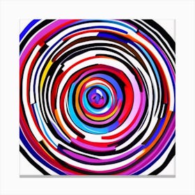 Abstract Circle Canvas Print