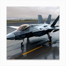 F35 Fighter Jet As A Transformer (3) Canvas Print