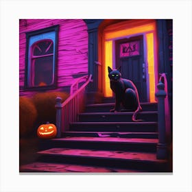 Halloween House 16 Canvas Print