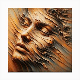 Abstract Of A Woman'S Face 1 Canvas Print