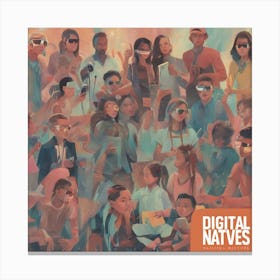 Digital Natives 3 Canvas Print