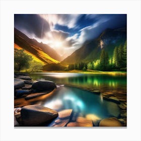 Landscape Wallpapers 12 Canvas Print